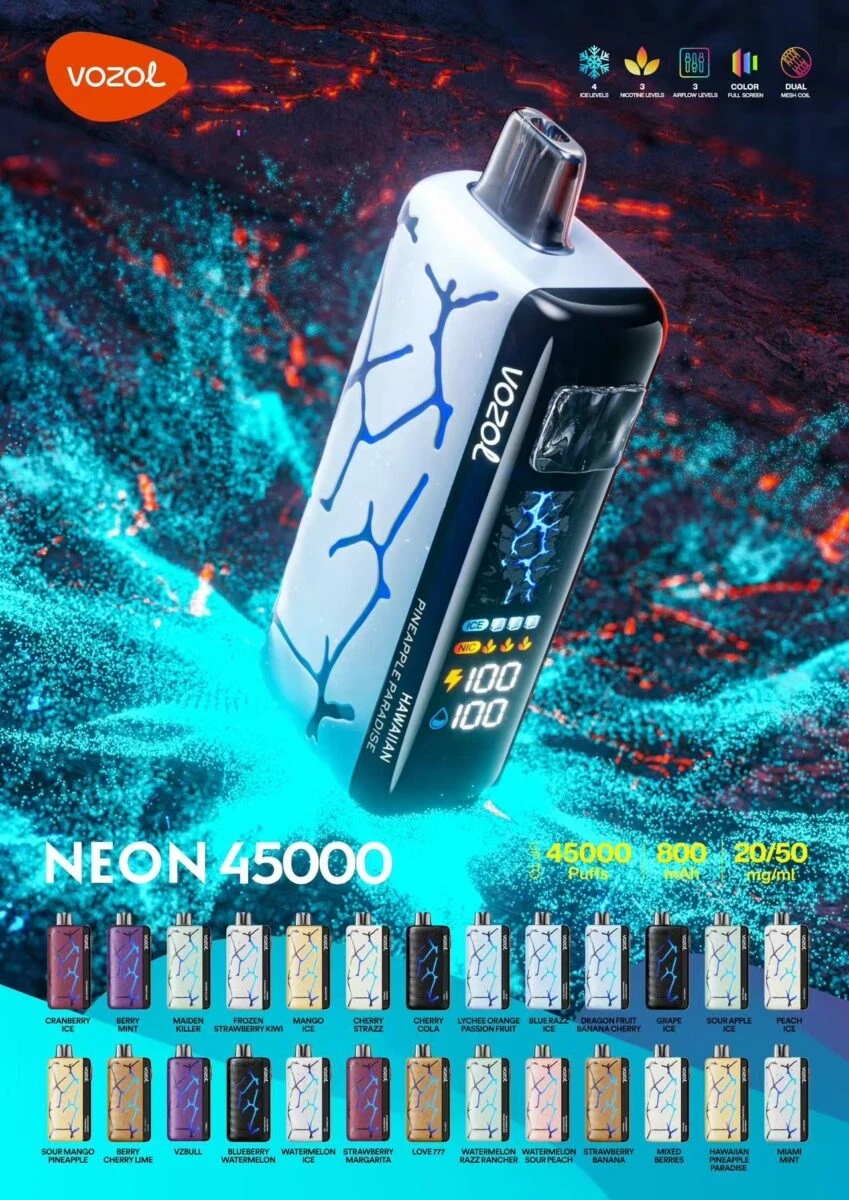 Best Vozol Neon 4500 Vape (All Flavors) โ Buy Online in Gurgaon Vape Delivery Gurgaon