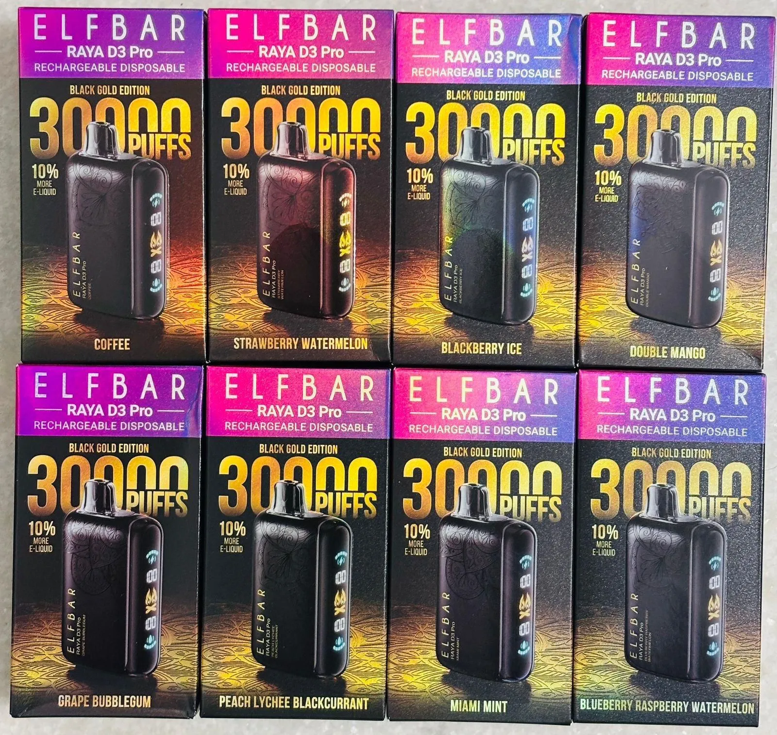 Elfbar Raya D3 Pro 30000 Puffs Vape (All Flavors) โ Buy Online in Gurgaon Vape Delivery Gurgaon