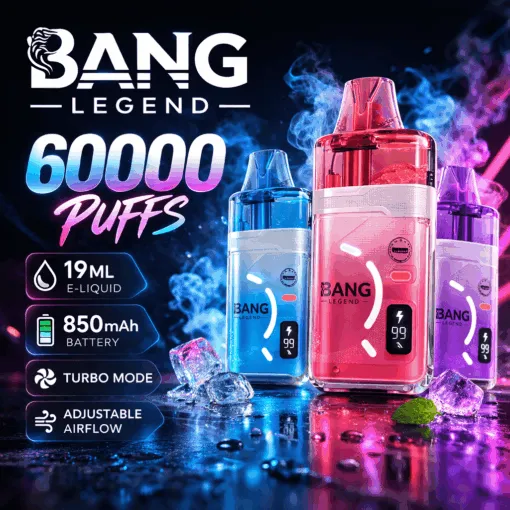 Best Bang Legend 60K Vape (All Flavors) โ Buy Online in Gurgaon Vape Delivery Gurgaon